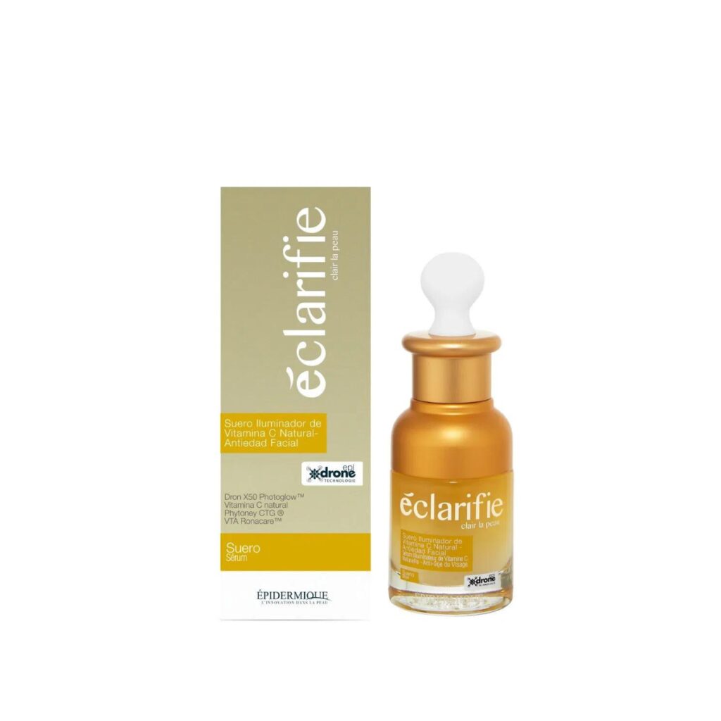 Eclarife suero iluminador de vitamina c natural antiedad facial ml