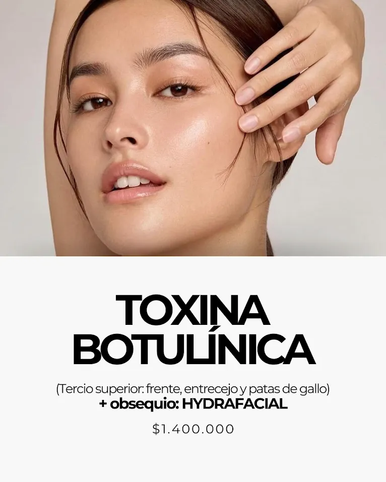 Toxina botulínica + Hydrafacial