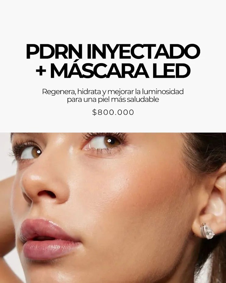 PDRN inyectado + Máscara LED