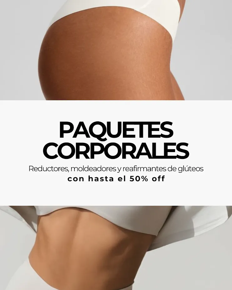 Paquetes corporales reductores y reafirmantes