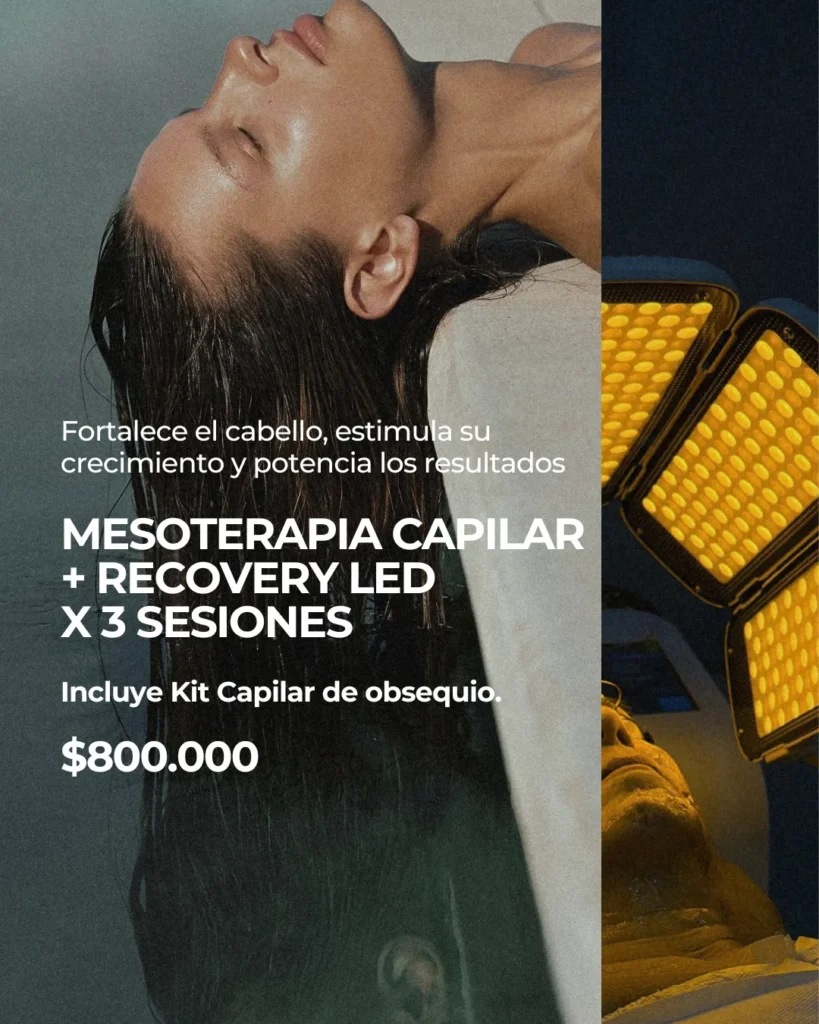 Mesoterapia Capilar para Alopecia + Recovery LED